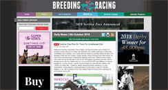 Desktop Screenshot of breedingandracing.com